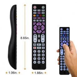 6-Device Universal Remote Control, Streaming in Brushed Black by GE 9 6-Device Universal Remote Control, Streaming in Brushed Black by GE -Home Electronics Shop ge universal remotes 47504 1f 1000