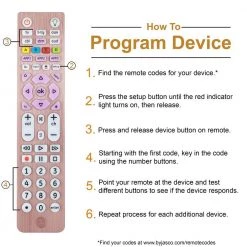 6-Device Backlit Universal TV Remote Control in Brushed Rose Gold by GE -Home Electronics Shop ge universal remotes 47505 fa 1000