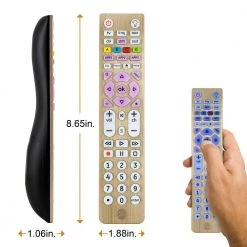 6-Device Universal Remote Control, Streaming in Brushed Gold by GE -Home Electronics Shop ge universal remotes 47506 4f 1000