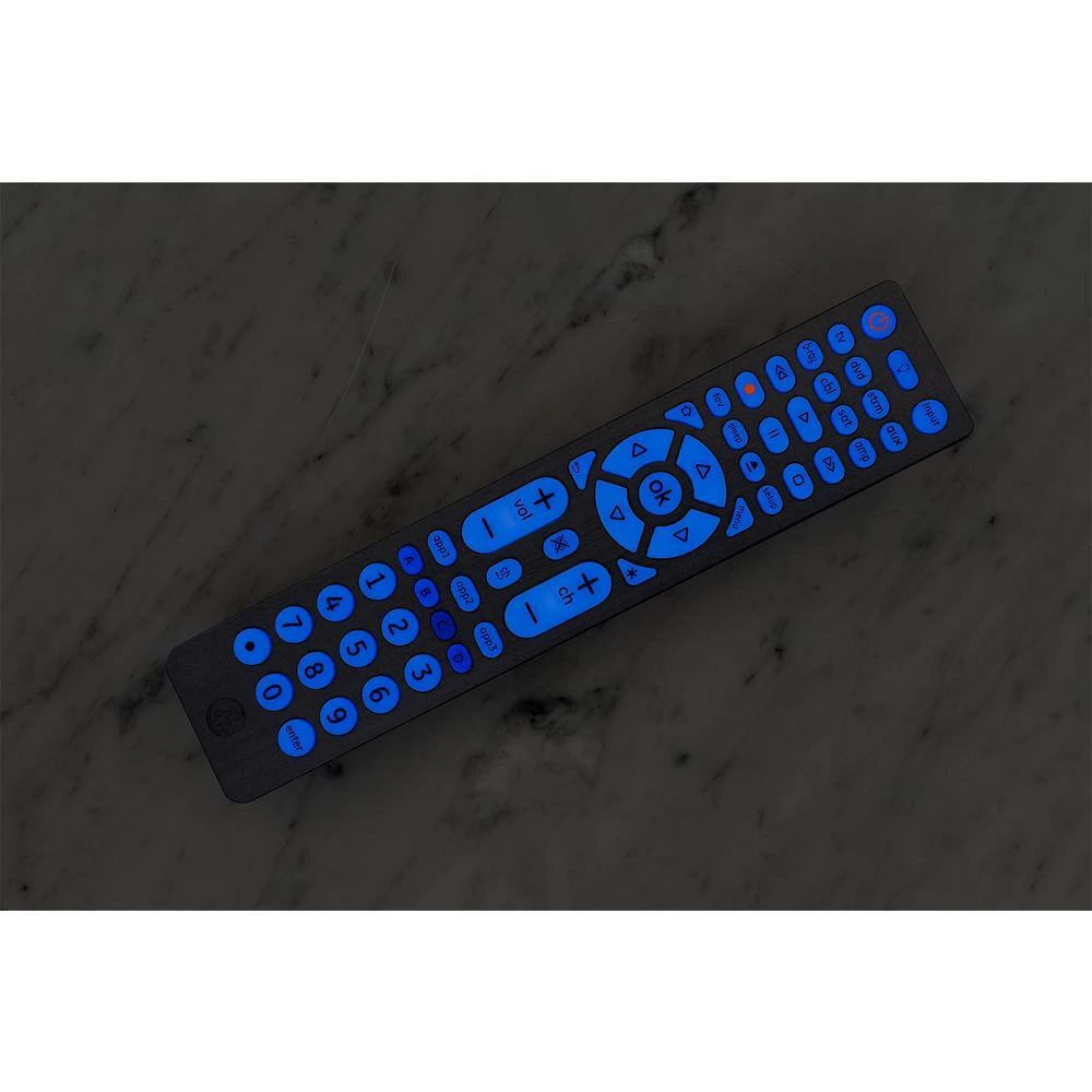 8-Device Universal Remote Control, Streaming in Brushed Silver by GE 5 8-Device Universal Remote Control, Streaming in Brushed Silver by GE - Image 5