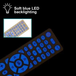 8-Device Universal Remote Control, Streaming in Brushed Gold by GE -Home Electronics Shop ge universal remotes 47509 44 1000