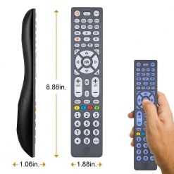 8-Device Universal Remote Control, Streaming in Brushed Graphite by GE -Home Electronics Shop ge universal remotes 47510 1f 1000