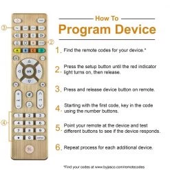 4-Device Backlit Universal TV Remote Control in Brushed Gold by GE -Home Electronics Shop ge universal remotes 48845 44 1000
