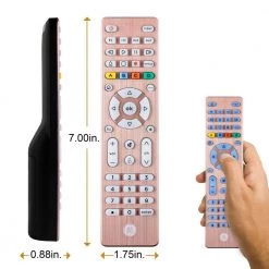 4-Device Backlit Universal TV Remote Control in Brushed Rose Gold by GE -Home Electronics Shop ge universal remotes 48846 4f 1000