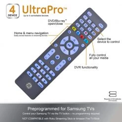 4-Device Backlit Universal TV Remote Control in Brushed Graphite by GE 9 4-Device Backlit Universal TV Remote Control in Brushed Graphite by GE -Home Electronics Shop ge universal remotes 48848 1f 1000