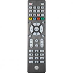 4-Device Backlit Universal TV Remote Control in Brushed Graphite by GE