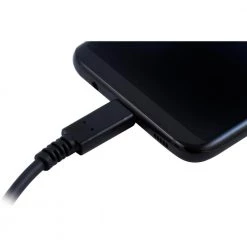 6.5 ft. USB-C Charging Cable, Black by GE -Home Electronics Shop ge usb cables 33778 4f 1000