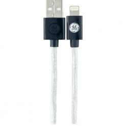 6 ft. USB to Lightning Sync Charge Cable -Home Electronics Shop ge usb cables 33875 4f 1000