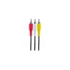 6 ft. RCA Audio/Video Cable with Red, White and Yellow Ends by GE
