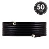 50 ft. RG6 Dual Shield Coaxial Cable with F-Type Connectors in Black by GE