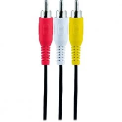 6 ft. Composite RCA Audio/Video Cable with Red, White, and Yellow Ends by GE 6 6 ft. Composite RCA Audio/Video Cable with Red, White, and Yellow Ends by GE -Home Electronics Shop ge vga cables 33608 4f 1000