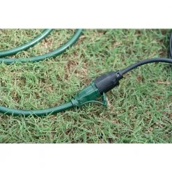 25 ft. 14/3 Multi-Outlet (3) Garden Outdoor Medium-Duty Extension Cord, Green by Woods 17 25 ft. 14/3 Multi-Outlet (3) Garden Outdoor Medium-Duty Extension Cord, Green by Woods -Home Electronics Shop green woods general purpose cords 3030 1d 1000