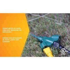 25 ft. 16/3 SJTW Tri-Source (Multi-Outlet) Yard Master Outdoor Extension Cord by Woods -Home Electronics Shop green woods general purpose cords 984413 76 1000