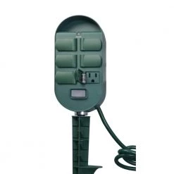 13-Amp 2-4-6-8 Hour Outdoor Plug-In Wireless Remote Photocell 6-Outlet Yard Stake Timer with 6 ft. Cord, Green by Woods 13 13-Amp 2-4-6-8 Hour Outdoor Plug-In Wireless Remote Photocell 6-Outlet Yard Stake Timer with 6 ft. Cord, Green by Woods -Home Electronics Shop multi colored woods outdoor lighting accessories 59785wd 77 1000