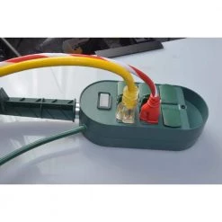 13-Amp 2-4-6-8 Hour Outdoor Plug-In Wireless Remote Photocell 6-Outlet Yard Stake Timer with 6 ft. Cord, Green by Woods 11 13-Amp 2-4-6-8 Hour Outdoor Plug-In Wireless Remote Photocell 6-Outlet Yard Stake Timer with 6 ft. Cord, Green by Woods -Home Electronics Shop multi colored woods outdoor lighting accessories 59785wd a0 1000