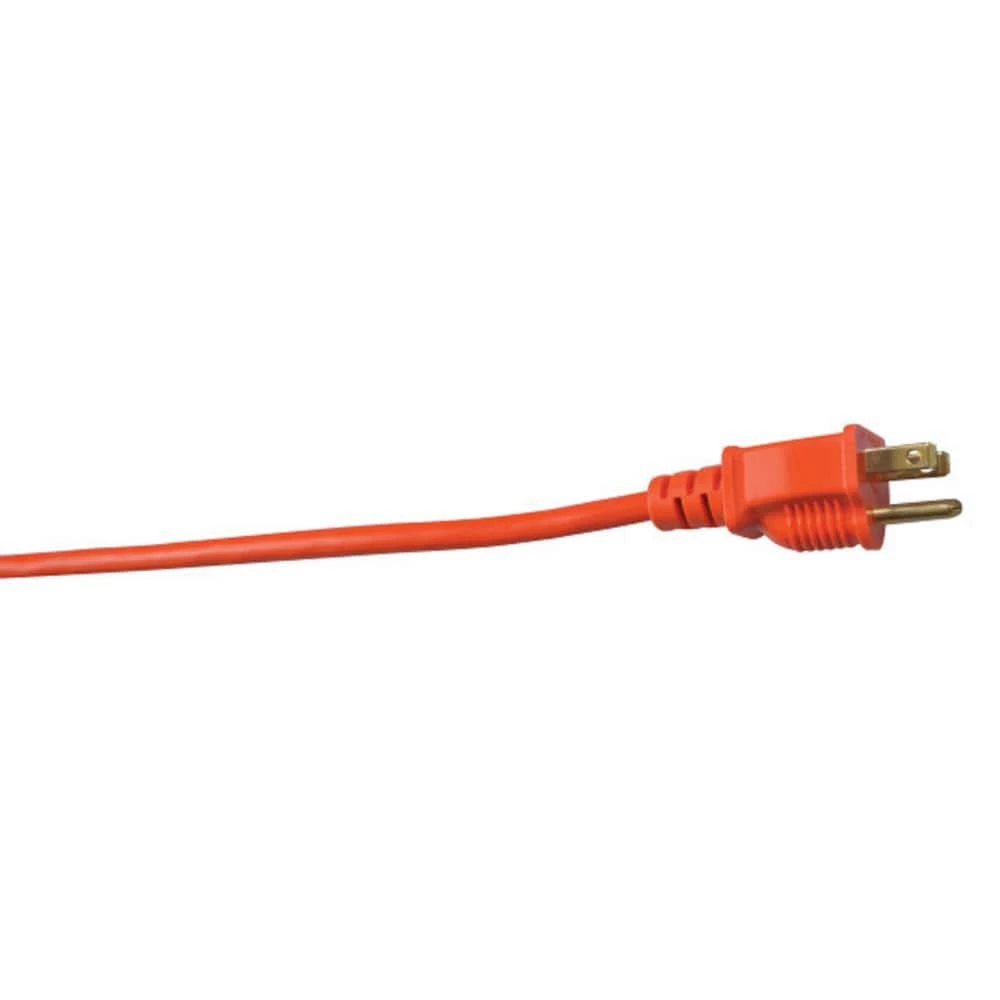 100 ft. 12/3 SJTW Outdoor Heavy-Duty Extension Cord, Orange by Woods 2 100 ft. 12/3 SJTW Outdoor Heavy-Duty Extension Cord, Orange by Woods - Image 2