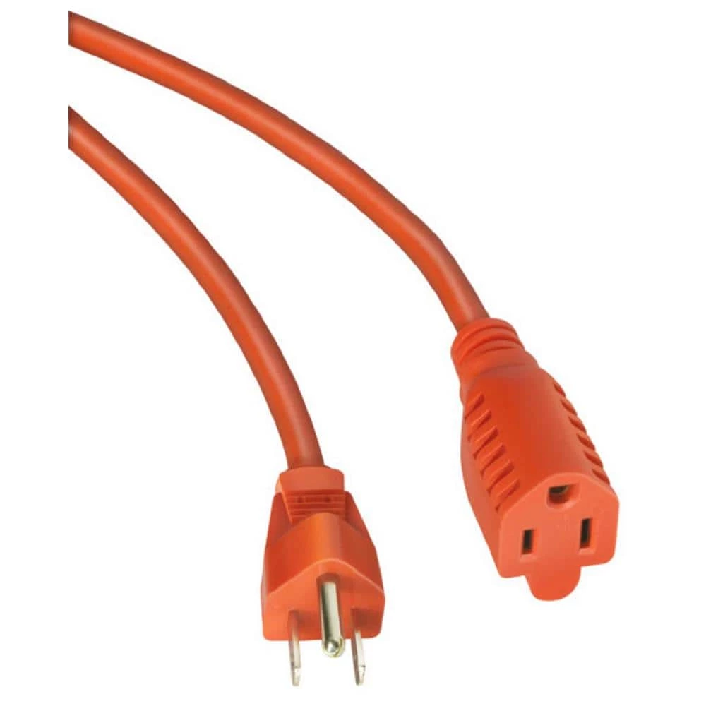 100 ft. 12/3 SJTW Outdoor Heavy-Duty Extension Cord, Orange by Woods 3 100 ft. 12/3 SJTW Outdoor Heavy-Duty Extension Cord, Orange by Woods - Image 3