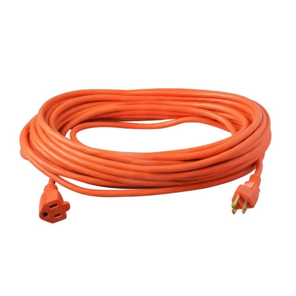 100 ft. 12/3 SJTW Outdoor Heavy-Duty Extension Cord, Orange by Woods 4 100 ft. 12/3 SJTW Outdoor Heavy-Duty Extension Cord, Orange by Woods - Image 4