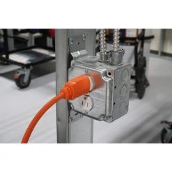 100 ft. 14/3 SJTW Multi-Outlet (3) Medium-Duty Extension Cord by Woods 10 100 ft. 14/3 SJTW Multi-Outlet (3) Medium-Duty Extension Cord by Woods -Home Electronics Shop orange woods general purpose cords 827 44 1000