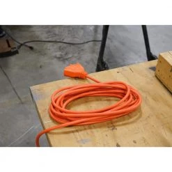 100 ft. 14/3 SJTW Multi-Outlet (3) Medium-Duty Extension Cord by Woods 8 100 ft. 14/3 SJTW Multi-Outlet (3) Medium-Duty Extension Cord by Woods -Home Electronics Shop orange woods general purpose cords 827 4f 1000