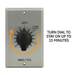 20 Amp 15 Minute In-Wall Indoor Spring Wound Timer by GE -Home Electronics Shop stainless steel ge timers 07060 4f 1000