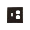 Bronze 2-Gang 1-Toggle/1-Duplex Wall Plate (1-Pack) by Nostalgic Warehouse