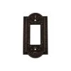 Bronze 1-Gang Decorator/Rocker Wall Plate (1-Pack) by Nostalgic Warehouse