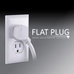 4-Outlet 2 USB Port Surge Protector with 6 ft. Cord, White 11 4-Outlet 2 USB Port Surge Protector with 6 ft. Cord, White -Home Electronics Shop white 6 ft ge surge protectors 36391 44 1000