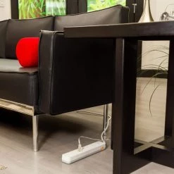 25 ft. 16/3 7-Outlet 800J Surge Protector Power Strip Extension Cord, White -Home Electronics Shop white 7 outlets 25 ft cord ge surge protectors 36361 fa 1000