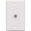 1-Gang Coaxial Wall Plate (1-Pack) - White by GE