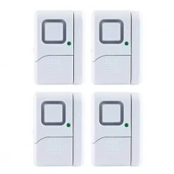Magnetic Window and Door Alarms (4-Pack) by GE