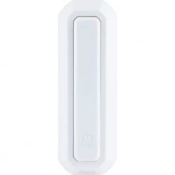 Direct Wired Door Bell Push Button, White by GE