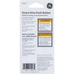 Direct Wired Door Bell Push Button, White by GE -Home Electronics Shop white ge doorbell buttons 25443 fa 1000