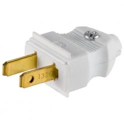 15 Amp Quick Wire Plug, White (2-Pack) by GE