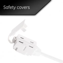 12 ft. 16/3 AWG 6-Outlet Polarized Sofa Extension Cord, White by GE 8 12 ft. 16/3 AWG 6-Outlet Polarized Sofa Extension Cord, White by GE -Home Electronics Shop white ge general purpose cords 50657 4f 1000