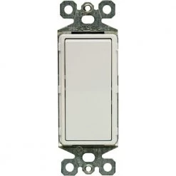 3-Way Designer Rocker On/Off Switch, White by GE