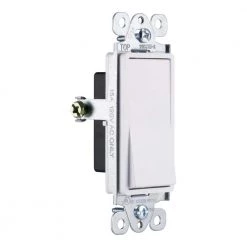 15 Amp Rocker Switch, White by GE -Home Electronics Shop white ge light switches 50726 1f 1000
