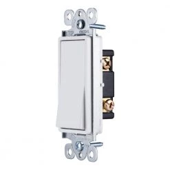 15 Amp Rocker Switch, White by GE -Home Electronics Shop white ge light switches 50726 44 1000