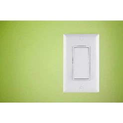 15 Amp Rocker Switch, White by GE -Home Electronics Shop white ge light switches 50726 4f 1000