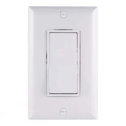 15 Amp Rocker Switch, White by GE -Home Electronics Shop white ge light switches 50726 fa 1000