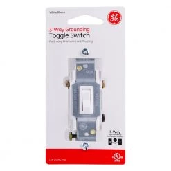 15 Amp 120-Volt 3-Way Household Toggle Switch - White by GE -Home Electronics Shop white ge light switches 54172 c3 1000