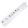 3 ft. 7-Outlet Surge Protector Power Strip, White