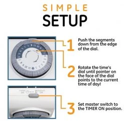 24-Hour Plug-In Big Button Timer by GE -Home Electronics Shop white ge timers 15076 44 1000