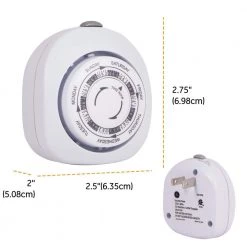 Indoor Plug-In 7-Day Security Timer by GE -Home Electronics Shop white ge timers 15151 44 1000
