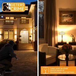 24-Hour Indoor Plug-In 1-Outlet Timer by GE -Home Electronics Shop white ge timers 15153 4f 1000