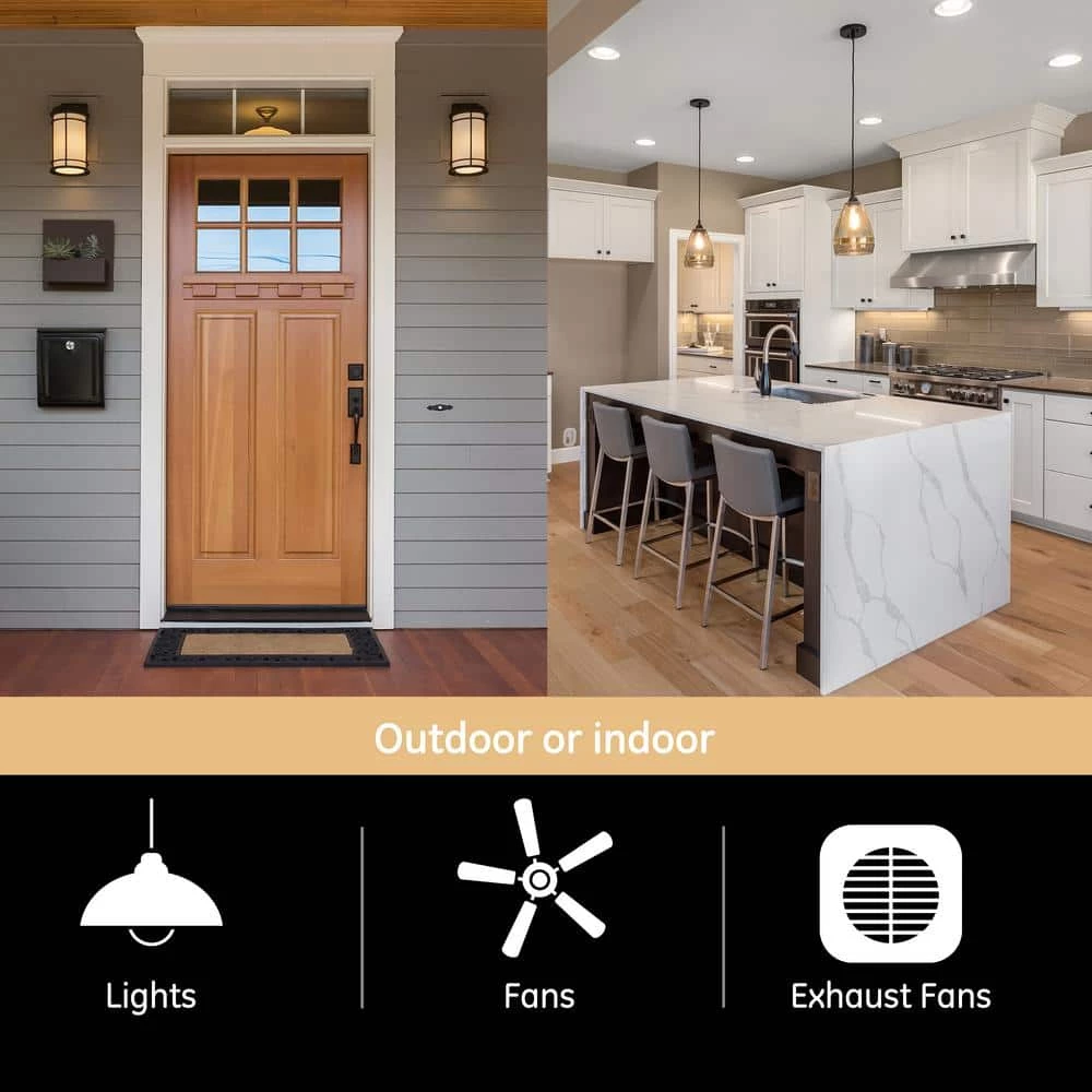 UltraPro 24-Hour Indoor In-Wall Timer with 2 Fully Customizable Times by GE 4 UltraPro 24-Hour Indoor In-Wall Timer with 2 Fully Customizable Times by GE - Image 4