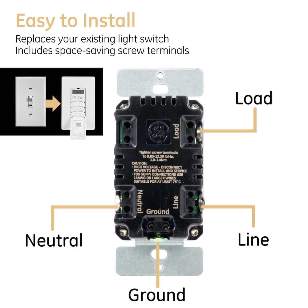 UltraPro 24-Hour Indoor In-Wall Timer with 2 Fully Customizable Times by GE 6 UltraPro 24-Hour Indoor In-Wall Timer with 2 Fully Customizable Times by GE - Image 6