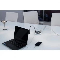 8 ft. 16/3 450J 3-Outlet 2 USB Surge Protector Power Strip, White/Gray -Home Electronics Shop white gray ge surge protectors 41386 fa 1000