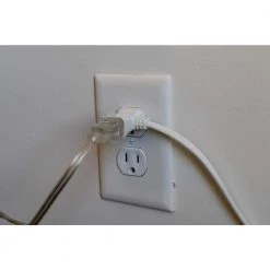 15 ft. 16/2 SPT-2 Indoor Light-Duty Extension Cord with Remote On/Off Switch by Woods -Home Electronics Shop white woods general purpose cords 359w fa 1000