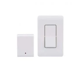 8-Amp Indoor Plug-In Wireless Wall Switch Light Control, White by Woods -Home Electronics Shop white woods light switches 59773wd 4f 1000